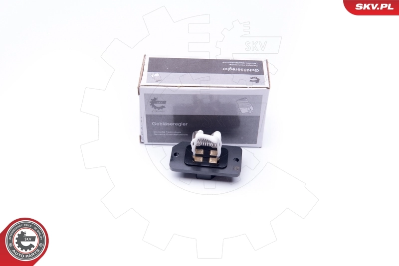 Resistor, interior blower